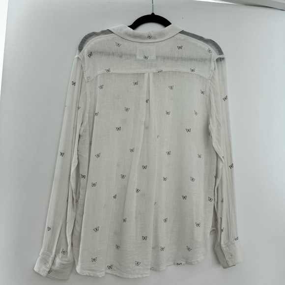 Rails Charli Butterfly-Print Blouse - Picture 4 of 8